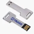 Universal Source® 2 GB Silver Key USB 2.0 Flash Drive — view 3