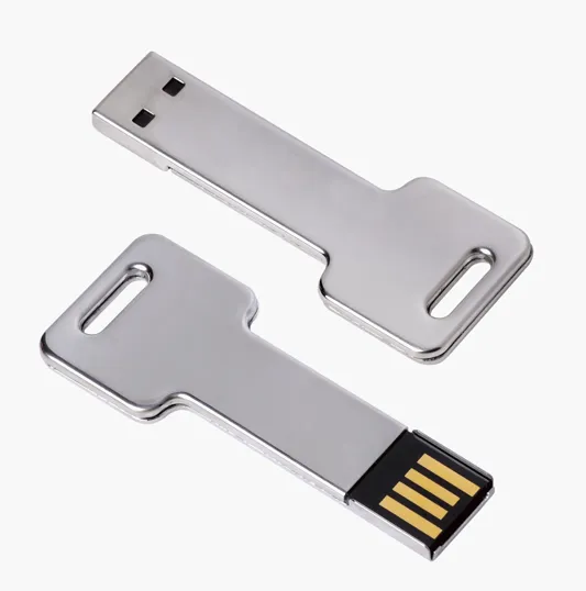 Universal Source® 8 GB Silver Key USB 2.0 Flash Drive