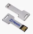 Universal Source® Silver Key USB 2.0 Flash Drive, 16 GB — view 2