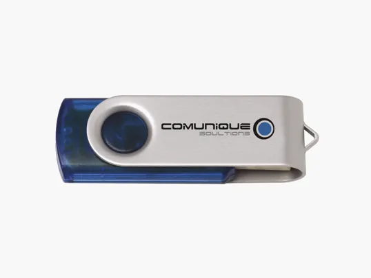 Universal Source® 1 GB Translucent Folding USB 2.0 Flash Drive — view 5