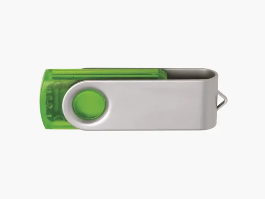 Universal Source® 2 GB Translucent Folding USB 2.0 Flash Drive — view 2