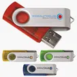 Universal Source® 8 GB Translucent Folding USB 2.0 Flash Drive — view 9