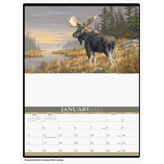 Triumph® Calendars Wildlife Art by the Hautman Brothers Wall Calendar — view 3