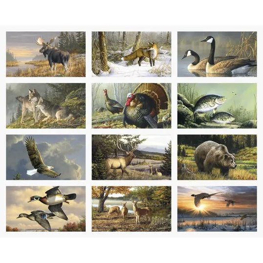 Triumph® Calendars Wildlife Art by the Hautman Brothers Wall Calendar — view 2