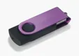 Universal Source® 4 GB Color Accent Folding USB 2.0 Flash Drive — view 3
