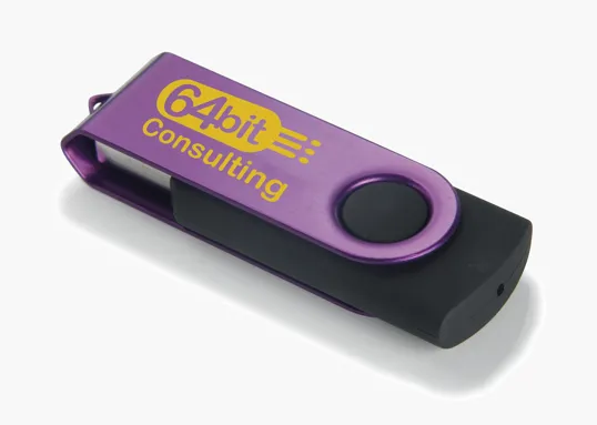Universal Source® 16 GB Color Accent Folding USB 2.0 Flash Drive — view 7