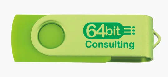 Universal Source® 1 GB Two Tone Folding USB 2.0 Flash Drive — view 7