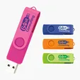 Universal Source® 1 GB Two Tone Folding USB 2.0 Flash Drive — view 11