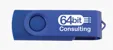 Universal Source® 1 GB Two Tone Folding USB 2.0 Flash Drive — view 6