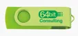 Universal Source® 1 GB Two Tone Folding USB 2.0 Flash Drive — view 7