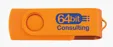 Universal Source® 1 GB Two Tone Folding USB 2.0 Flash Drive — view 8