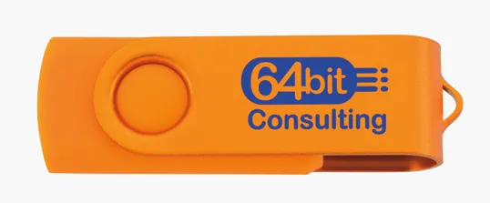 Universal Source® 4 GB Two Tone Folding USB 2.0 Flash Drive — view 8