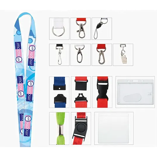 Universal Source® 3/4" Polyester 4 Color Lanyard — view 20