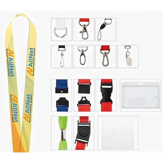 Universal Source® 1" Polyester 4 Color Lanyard — view 20