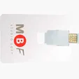 Universal Source® 4 GB Flip Card USB 2.0 Flash Drive — view 3