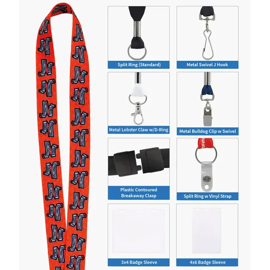Good Value™ 1" Fine-Print Lanyard — view 19