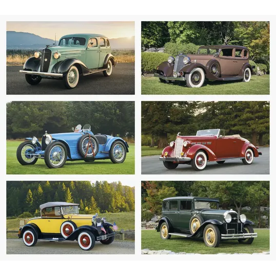 Triumph® Calendars Antique Cars Wall Calendar, 17 x 23 in. — view 2