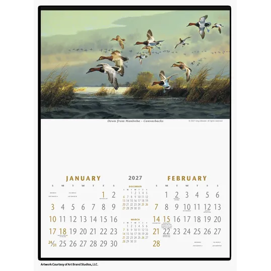 Triumph® Calendars North American Waterfowl Wall Calendar — view 3