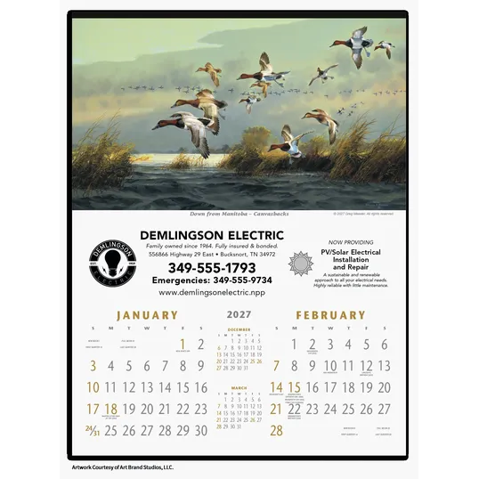 Triumph® Calendars North American Waterfowl Wall Calendar