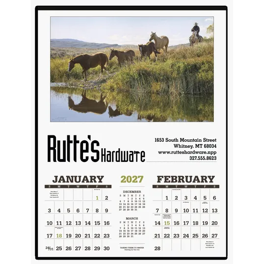 Triumph® Calendars American West by Tim Cox Wall Calendar