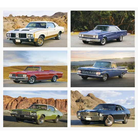 Triumph® Calendars Muscle Cars Wall Calendar, 17 x 23 in.
