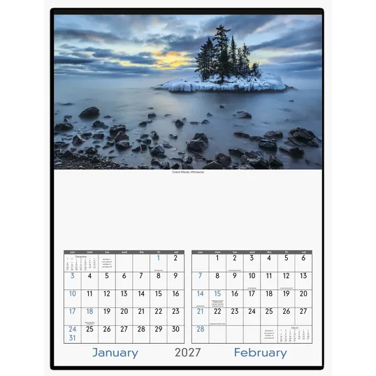 Triumph® Calendars Scenes of America Wall Calendar, 17 x 23 in. — view 3