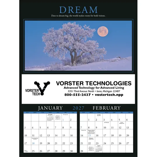 Triumph® Calendars Motivations Wall Calendar, 17 x 23 in. — view 8