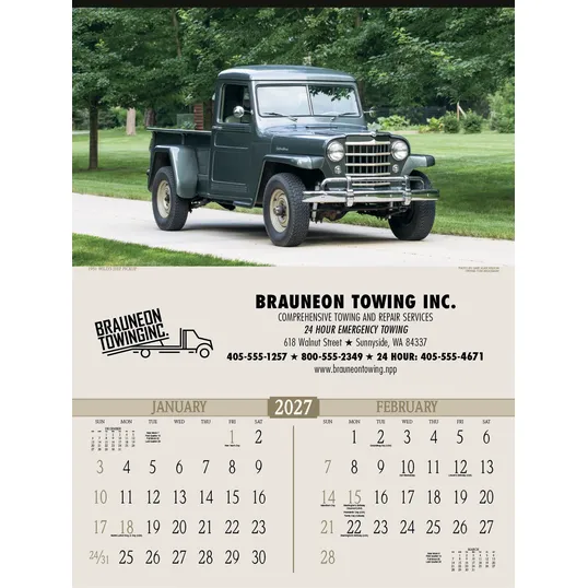 Triumph® Calendars Antique Trucks Wall Calendar — view 4