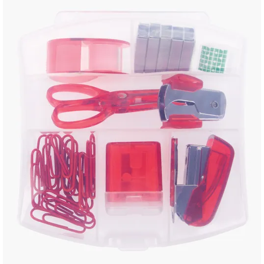Good Value™ 10-in-1 Office Supply Kit with Clear Case — view 3