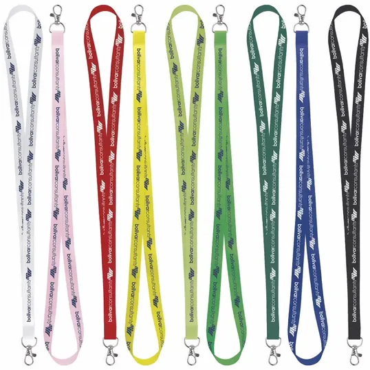 Universal Source® 5/8" Satin Screen Print Lanyard — view 19