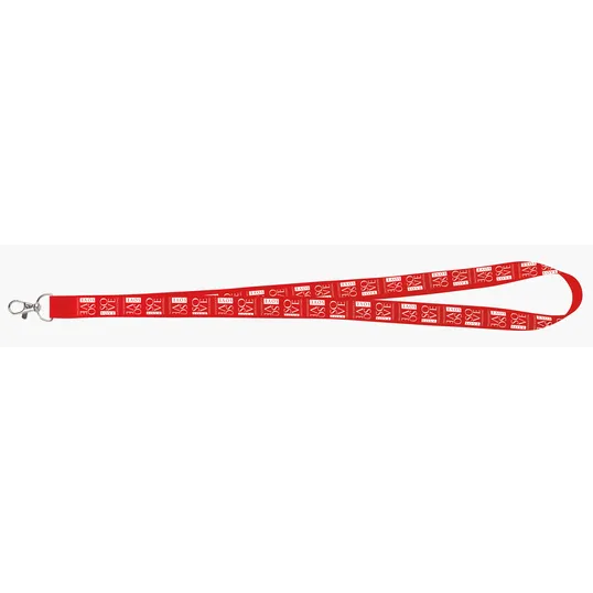 Universal Source® 3/4" Satin Screen Print Lanyard — view 18
