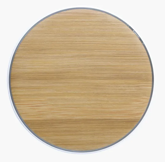 Good Value™ Natural Bamboo Wireless Charging Pad, 5W — view 2