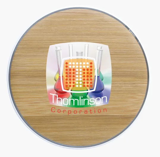 Good Value™ Natural Bamboo Wireless Charging Pad, 5W — view 3