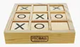 Wooden Tic-Tac-Toe Desktop Game with Nine Rotating Blocks — view 4
