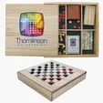 Office Fun Wooden Game Set with Chess, Checkers, Dice and Cards — view 9