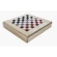 Office Fun Wooden Game Set with Chess, Checkers, Dice and Cards — view 6
