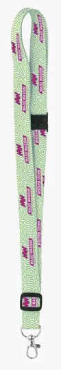 Universal Source® 3/4" Adjustable Polyester 4 Color Lanyard — view 4