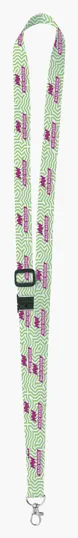 Universal Source® 3/4" Adjustable Polyester 4 Color Lanyard — view 3