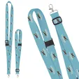 Universal Source® 1" Adjustable Polyester 4 Color Lanyard — view 5