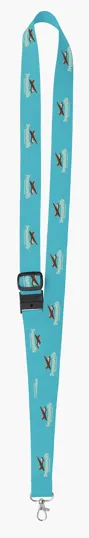 Universal Source® 1" Adjustable Polyester 4 Color Lanyard — view 3