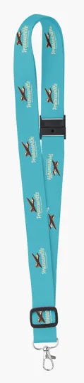 Universal Source® 1" Adjustable Polyester 4 Color Lanyard — view 4