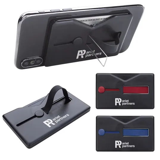Comfort Grip RFID Phone Wallet with Stand — view 11