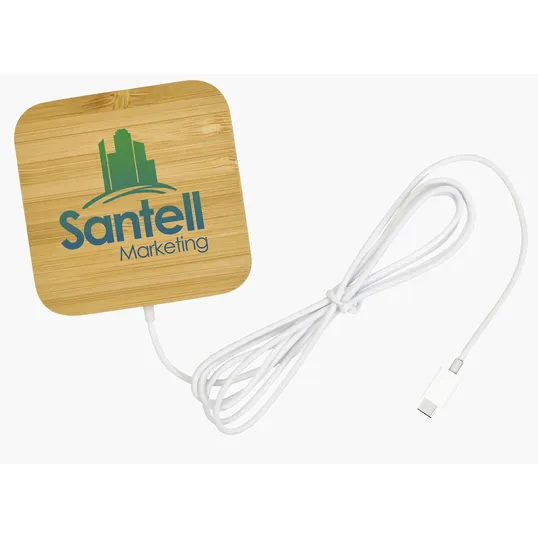 Good Value™ Bamboo Magnet-Hold 15W Wireless Charger — view 11