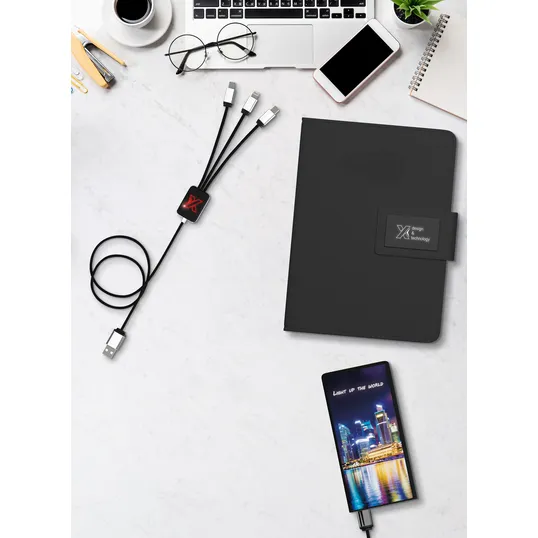 SCX Innovative Design™ Notebook A5 with Power Bank 4000 mAh — view 11