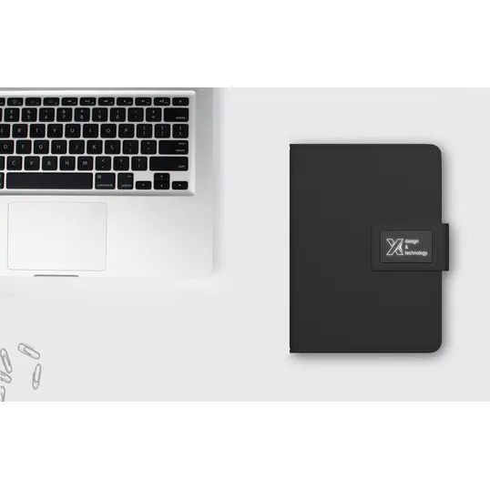 SCX Innovative Design™ Notebook A5 with Power Bank 4000 mAh — view 9