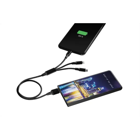 SCX Innovative Design™ Full-Color Illuminated Power Bank Slim 5000 mAh — view 14