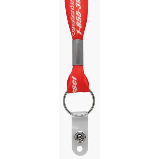 Good Value™ 3/4" RPET Fine-Print Lanyard — view 15