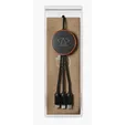 SCX Innovative Design™ 5-in-1 Bamboo 5W Wireless Charging Cable — view 8