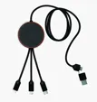 SCX Innovative Design™ 5-in-1 Bamboo 5W Wireless Charging Cable — view 3