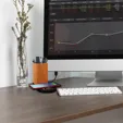 SCX Innovative Design™ Desk Organizer with 10W Charging Base — view 12